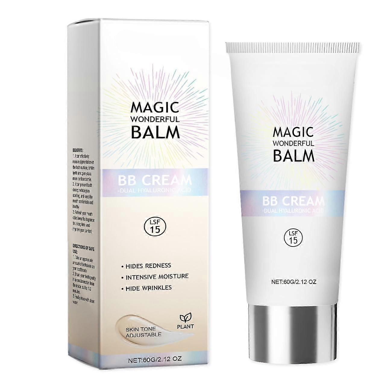 BB Cream with SPF 30 Full Coverage Oil Control Tinted Moisturizer Matte Finish Medium 1 Pc