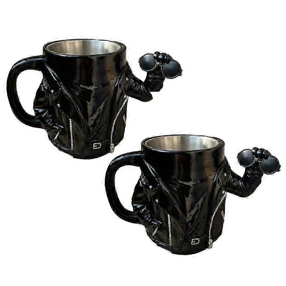 Creative Coffee Cup Thick Texture Kit Fine Porcelainjacket Tea Mug