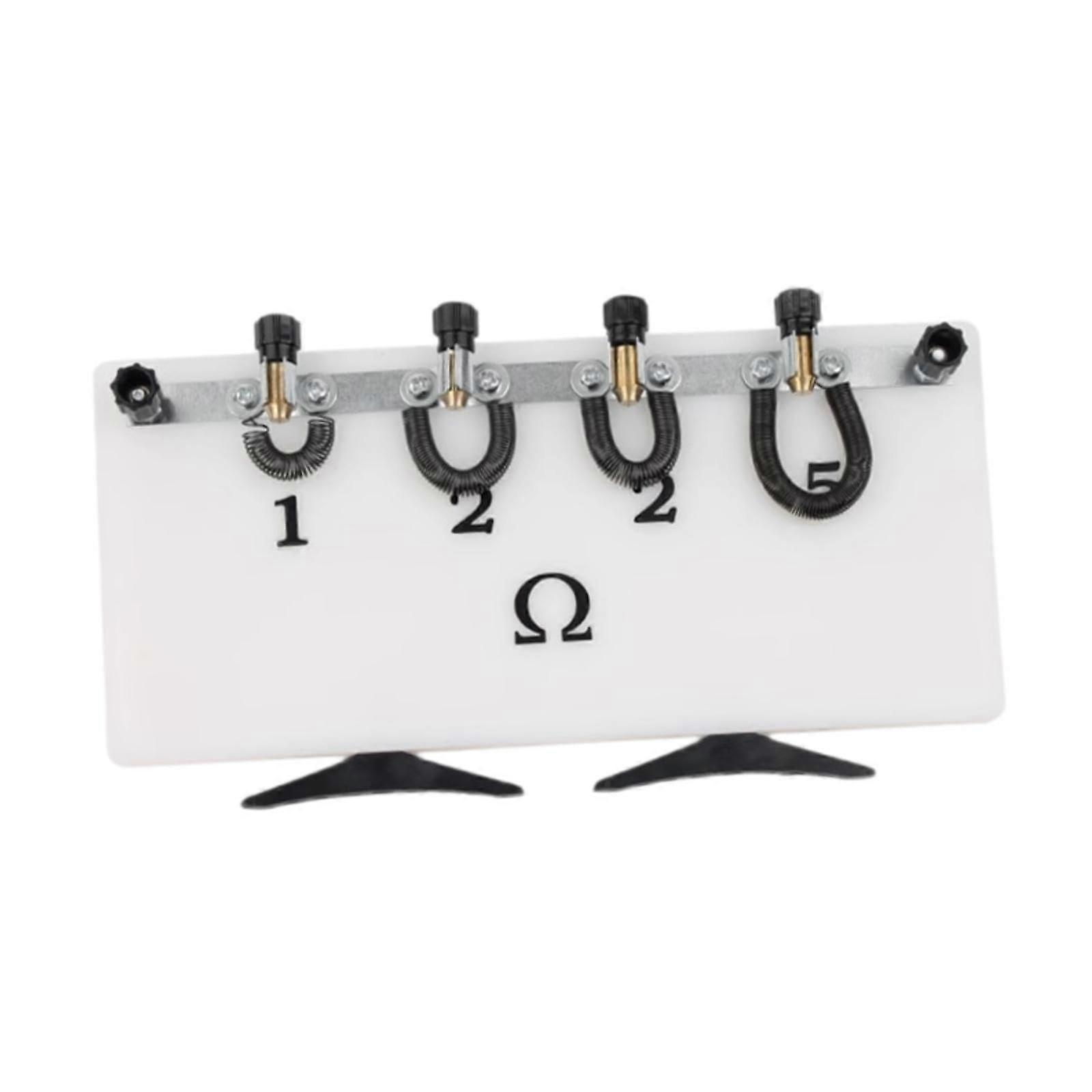 Variable Resistor Box for Physics Experiments Adjustable Resistance Box for School Laboratory 8.66x4.72x1.97in