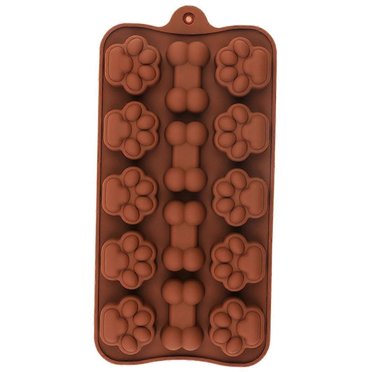 Silicone Cat Paw Chocolate Mold Nonstick Easy Release Candy Molds for Creative Home Baking