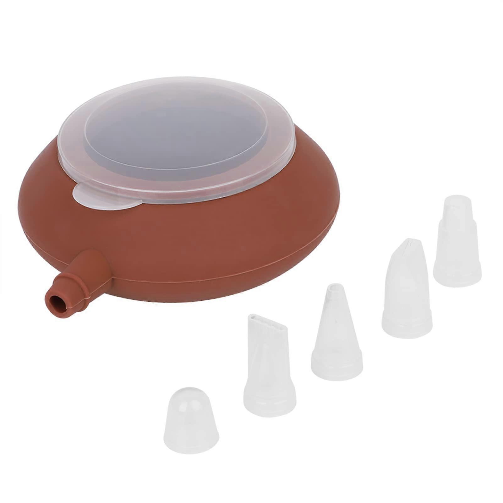 Silicone Macaron Baking Pot with Nonslip Grip, Reusable Heat Resistant Cake Decorating Tool