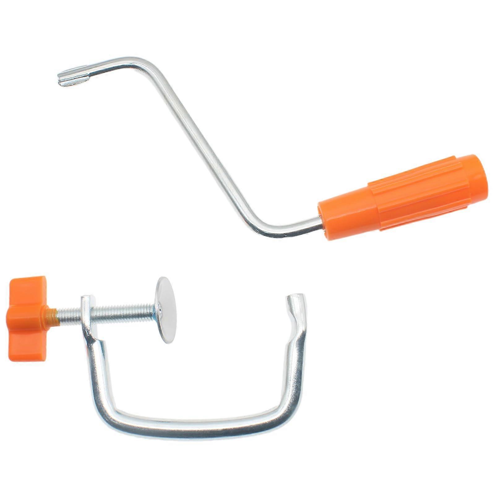 Pasta Machine Handle and Clamp Set, Universal Fit Replacement Parts with Ergonomic Grip