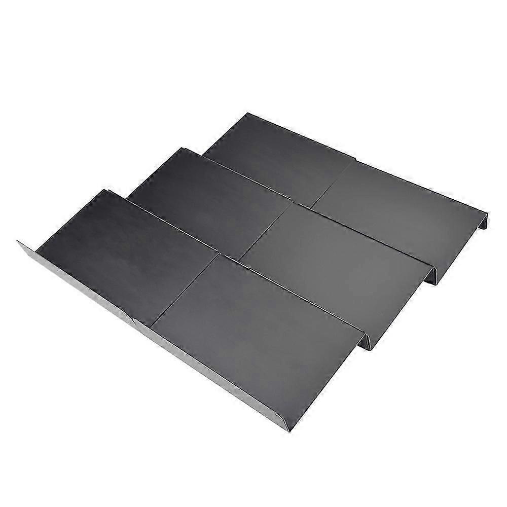 Spice drawer, adjustable 4-tier metal organizer