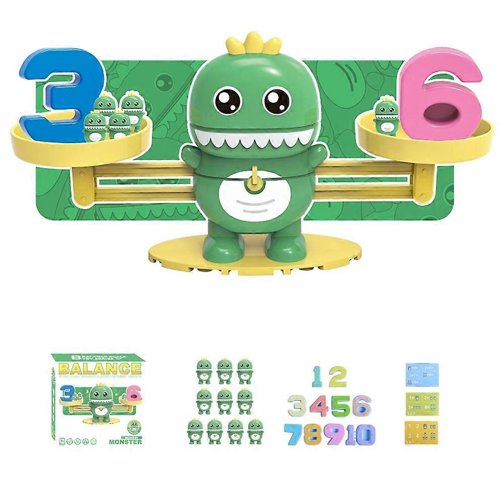 Children Balance Scale Table Game Number Math Educational Toy for Early Learning