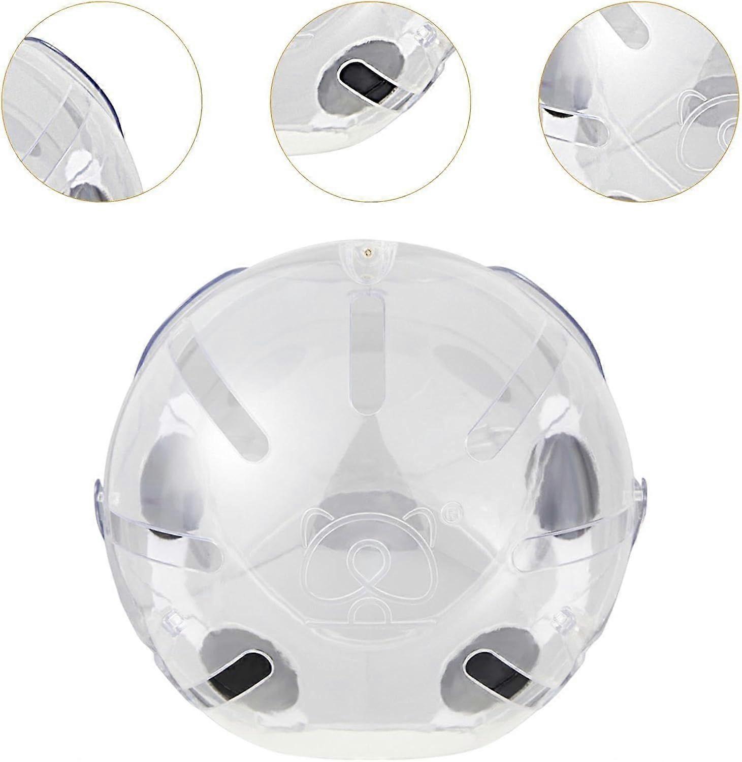 Dog Muzzle Pet Dog Hood,Transparent Sturdy Anti Bite Breathable Cat Muzzle Pet