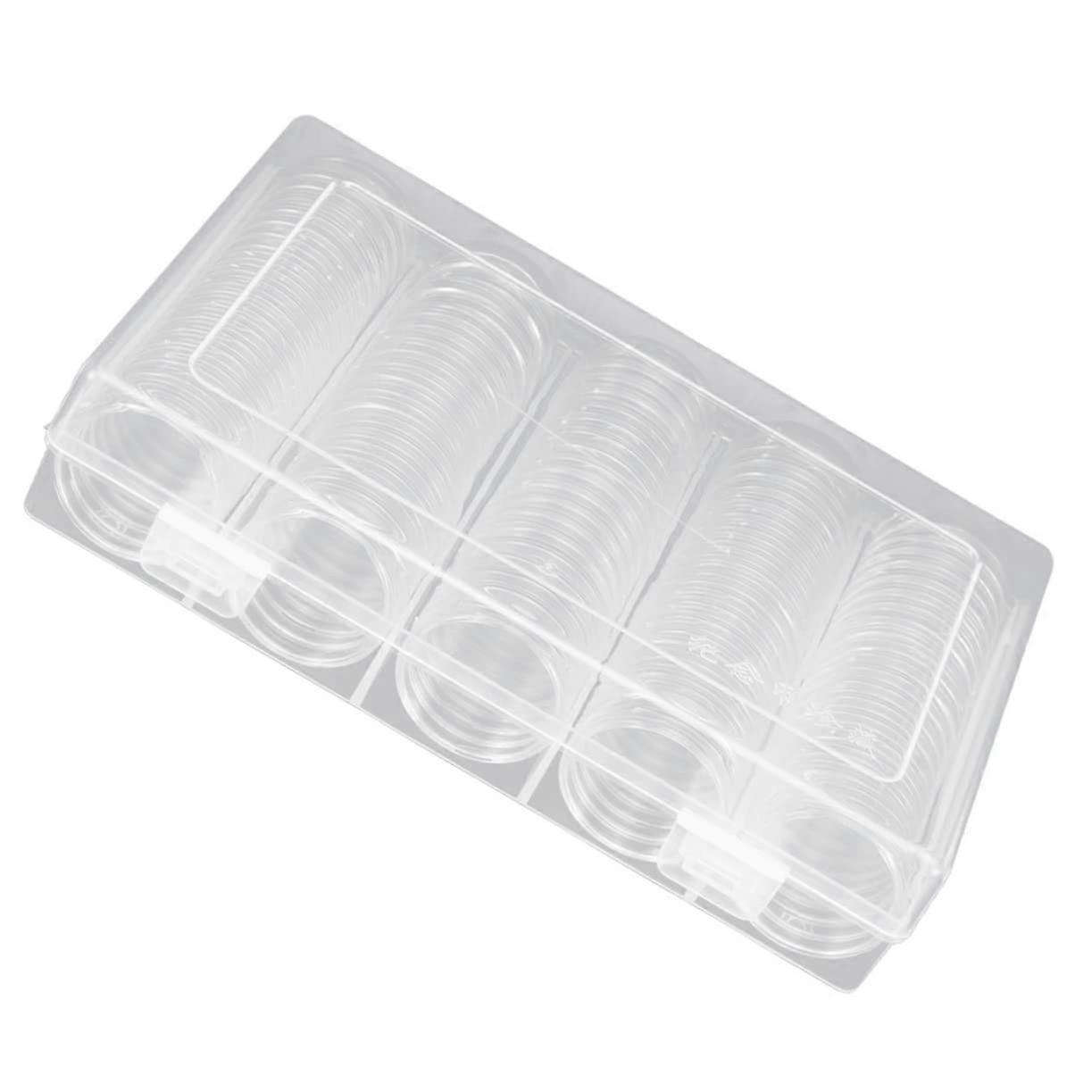 Coin Holder Collection Case with Clear Display, Scratch Protection, Dustproof Square Organizer