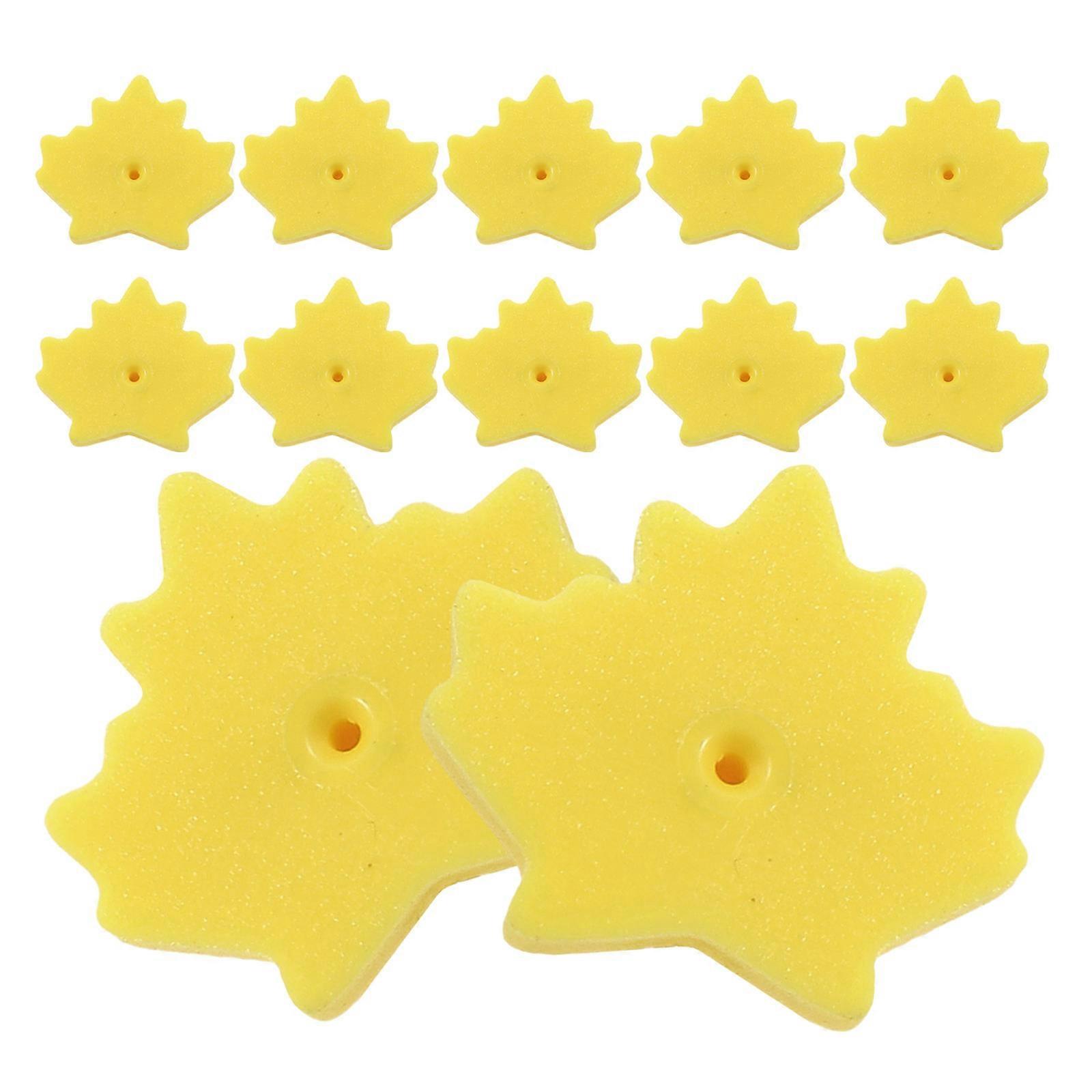 150Pcs Plastic Pin Back for Brooch Locking Clasp Creative Shape Yellow Pins