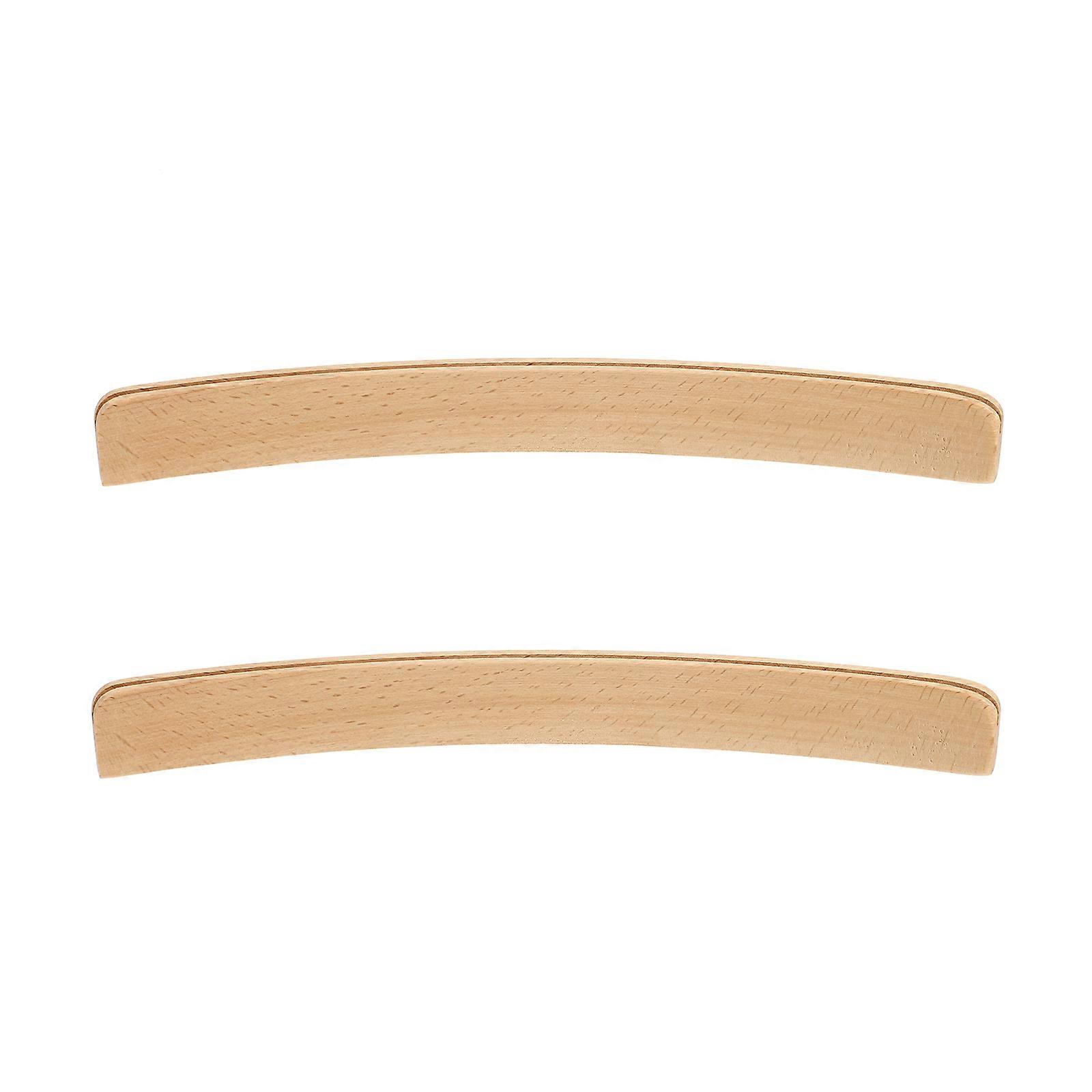 Wooden Cards Tray for Playing 2Pcs Solid and Holders
