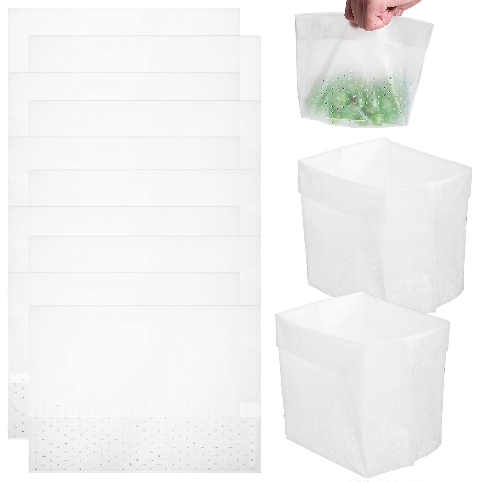 Trash Bags Garbage Bags for Kitchen Use 150Pcs Transparent PP Material