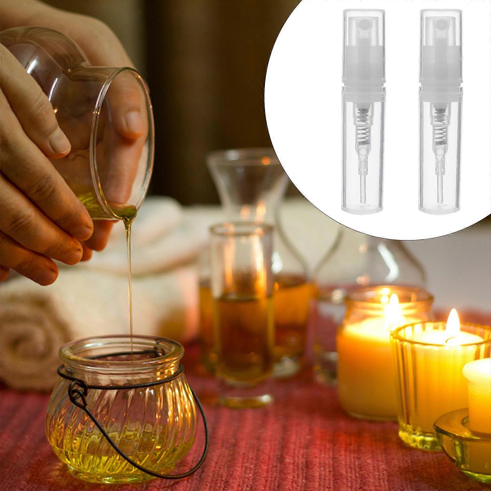 Transparent Perfume Spray Bottles Plastic for Storage 30Pcs 2Ml Set