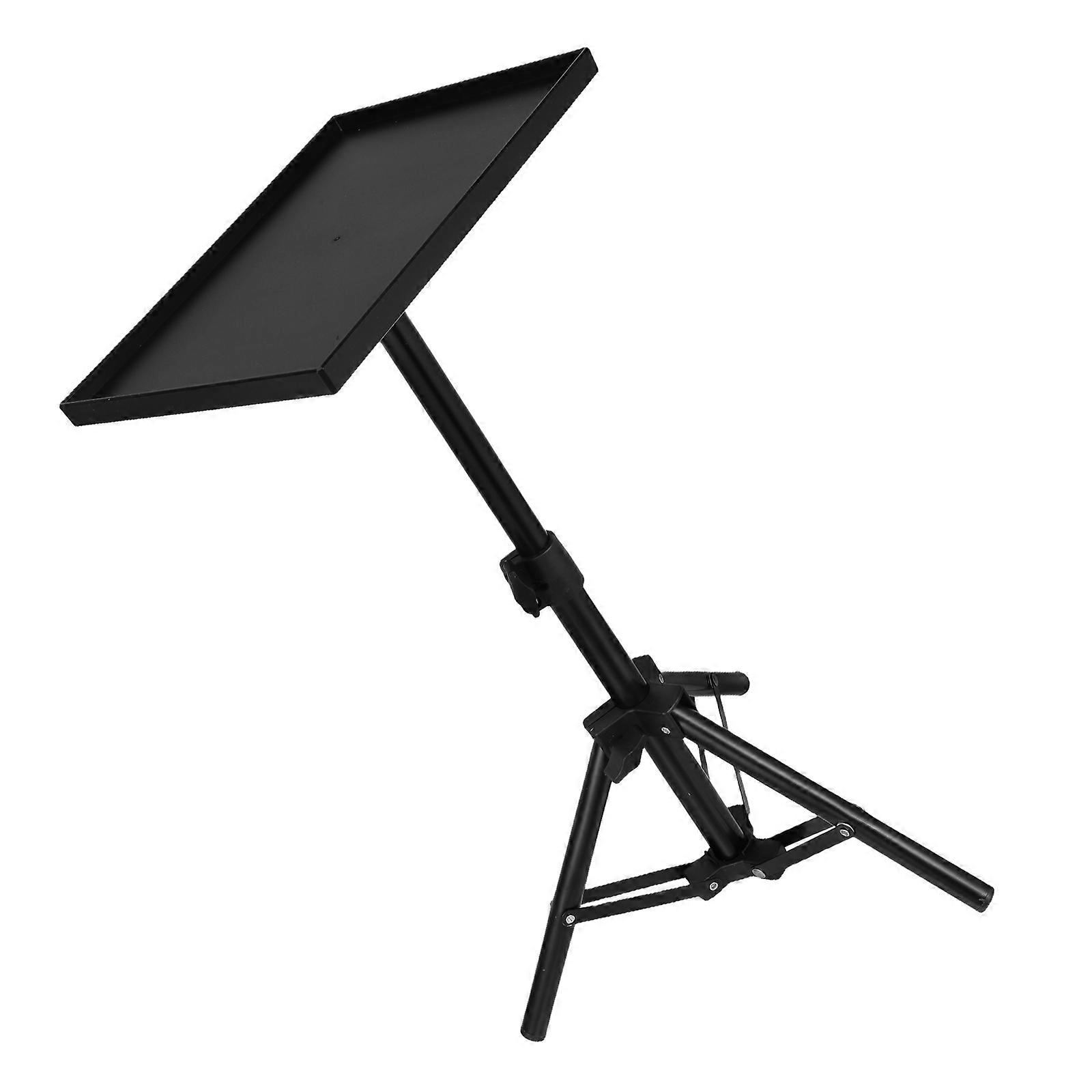 Projector Stand Tripod Adjustable Height Black ABS Iron Stand