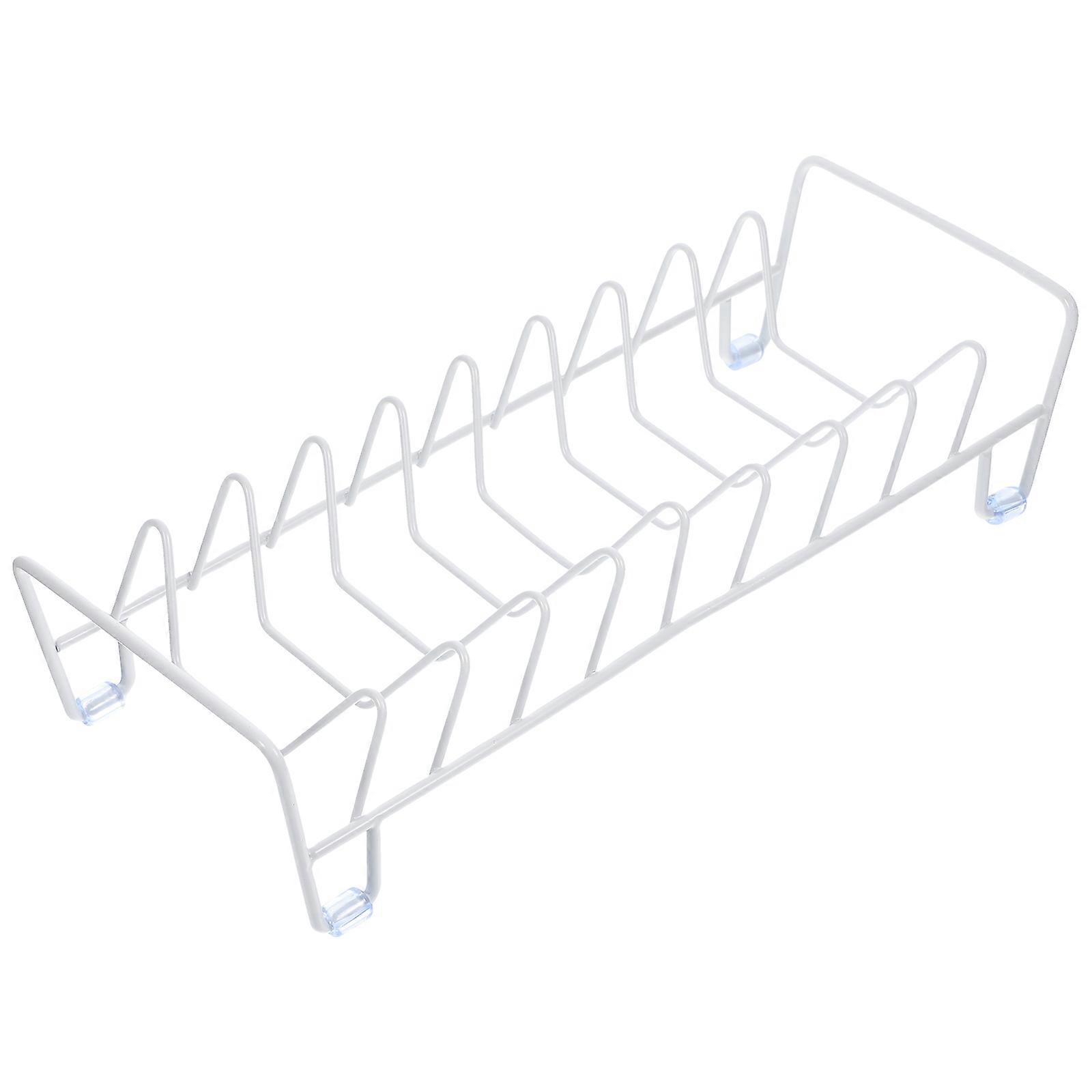 Dish Drying Rack Kitchen Bowl Drying Rack for Home Use White