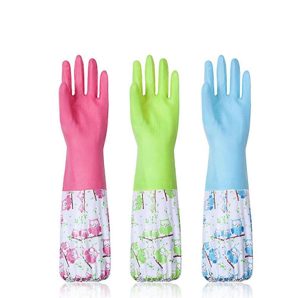 Dishwashing Gloves Waterproof Kitchen Gloves for Protection Use 2Pair
