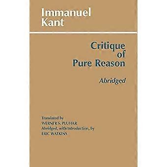 Kritik af den rene fornuft [forkortet]