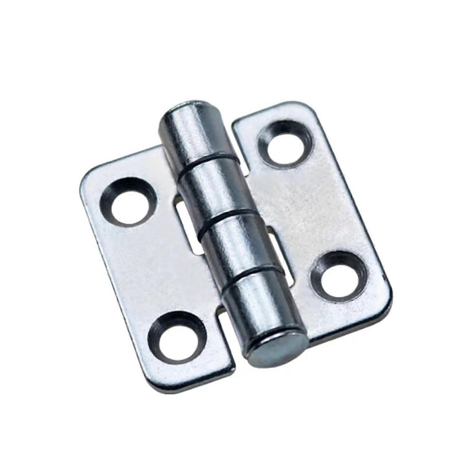 Distribution Box Hinge Iron Flat Flap Folding Mechanical Equipment Hinge Easy Install 1Pcs