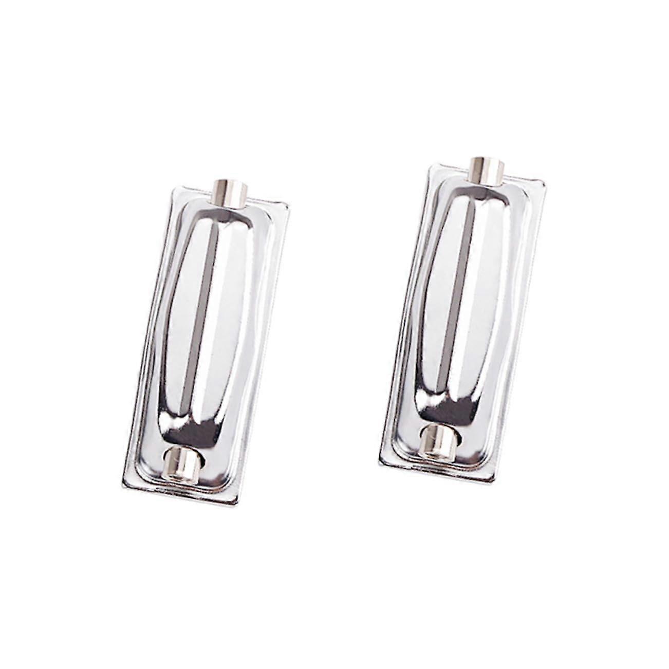 Snare Drum Lugs DoubleEnd Connectors 2pcs for Secure Setup, Stable Tuning and Durable Hooks