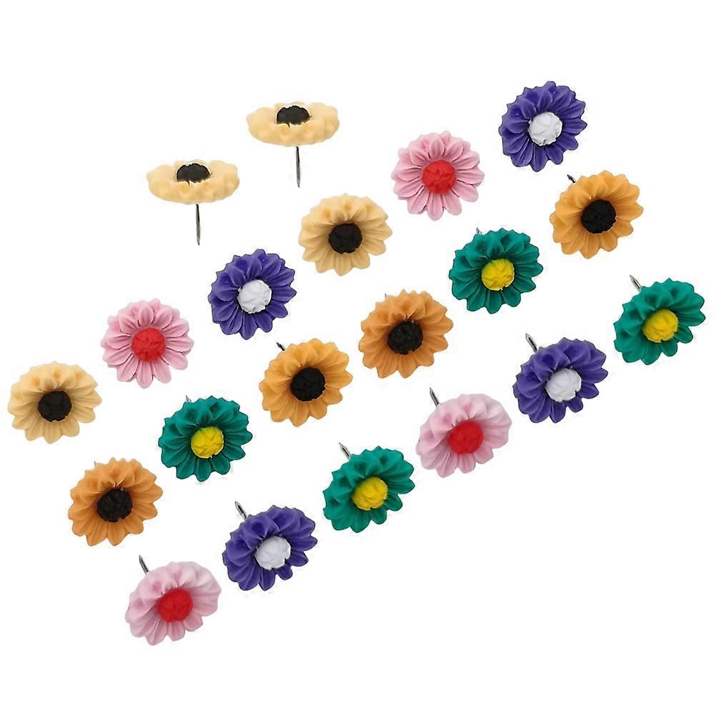 Multi-Function Push Pin Sunflower Shaped for Daily Use 100Pcs