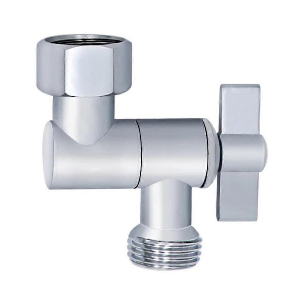 Adjustable Shower Head Extender Adapter Solid Brass Elbow Adjustable Angle Silver