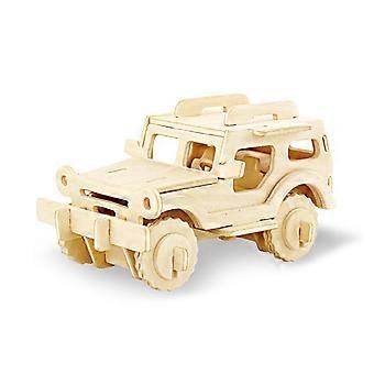 Wooden Simulation Car Assembly Puzzle Model 3D Car Puzzles Block Educational Toy Gift for Kids