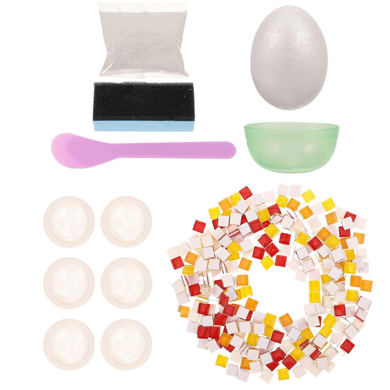 Easter Decor DIY Foams Egg Unpainted Model for Decor 1Set