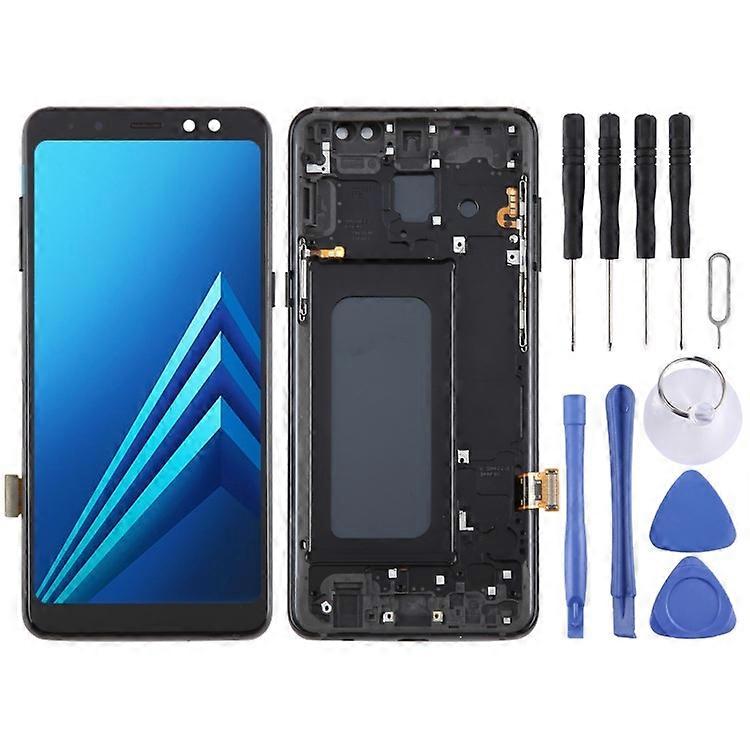Galaxy A8 2018 / A5 2018 LCD Screen with Frame - Black