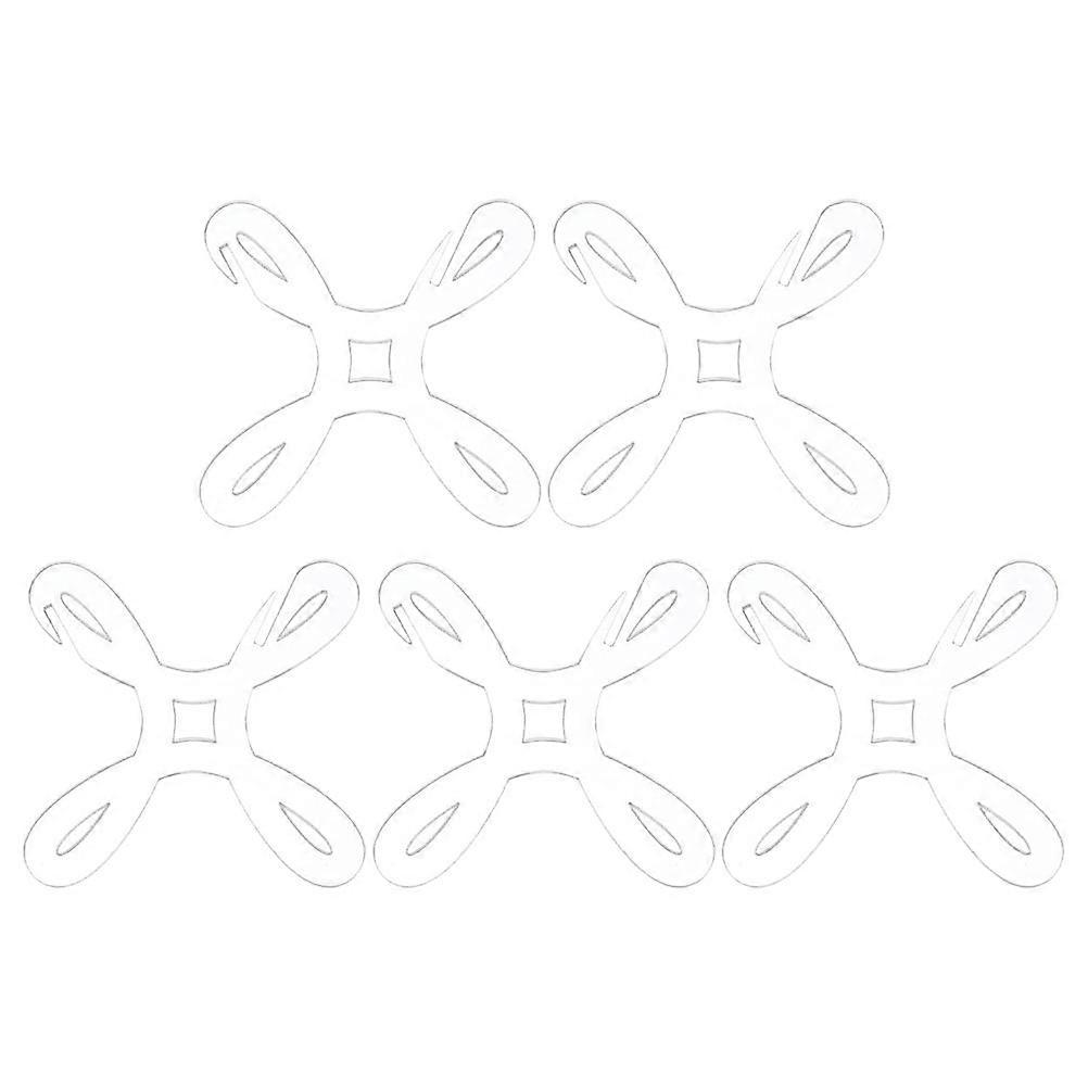 Empty Thread Spools Small Clear Spools for Sewing 5Pcs Kit