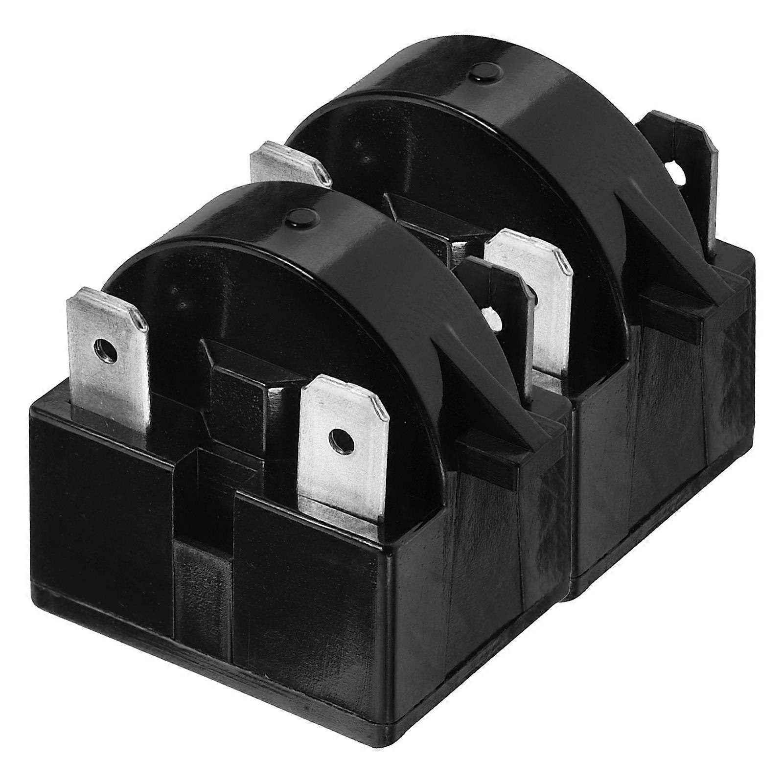 Ptc Starter Refrigerator Compressor Overload Protector 2Pcs Replacement