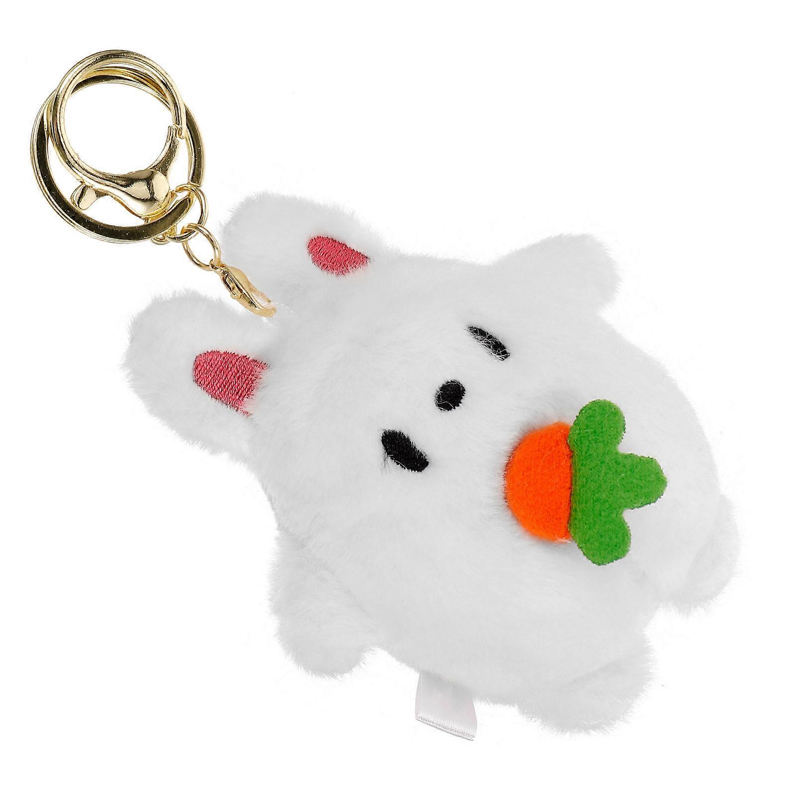 Tiny Stuffed Rabbit Plush Keychain for Decoration Plush Keychain Backpack Charm