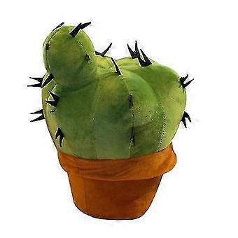 Simulação fofa Cactus Recheado Brinquedo de Pelúcia, Almofada de Sofá de Escritório