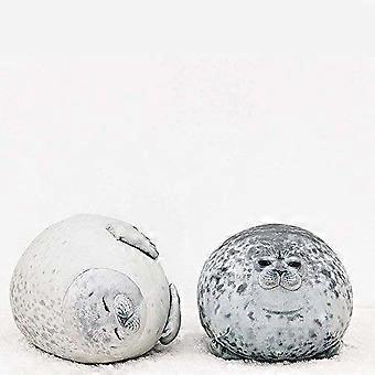 Adorable Seal Plush Pillow - Soft Cotton Stuffed Animal Cushion for Home, Bed, Sofa & Office Decor