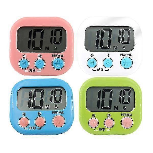 4pcs Kitchen Countdown Cooking Timer Practical Student Study Alarm Timer