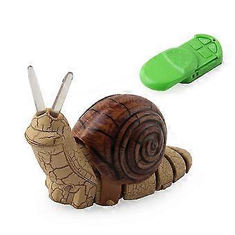 Funny Infrared Remote Control Realistic Snail Animal Model Kids Toy Prank Prop
