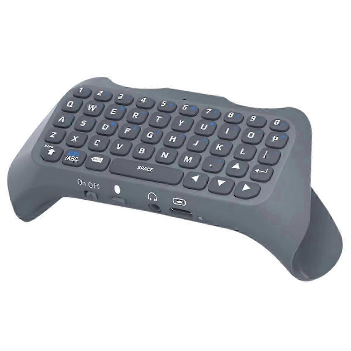 Wireless Keyboard for Controller Handle Bluetooth External Keyboard for Playstation5 ChatPad Blueto