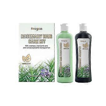 Rozemarijn & Kamille Shampoo & Conditioner Set, Rozemarijn Haarverzorgingsset, Sulfaatvrij, Haargroei Ondersteuning, Vocht & Reparatie