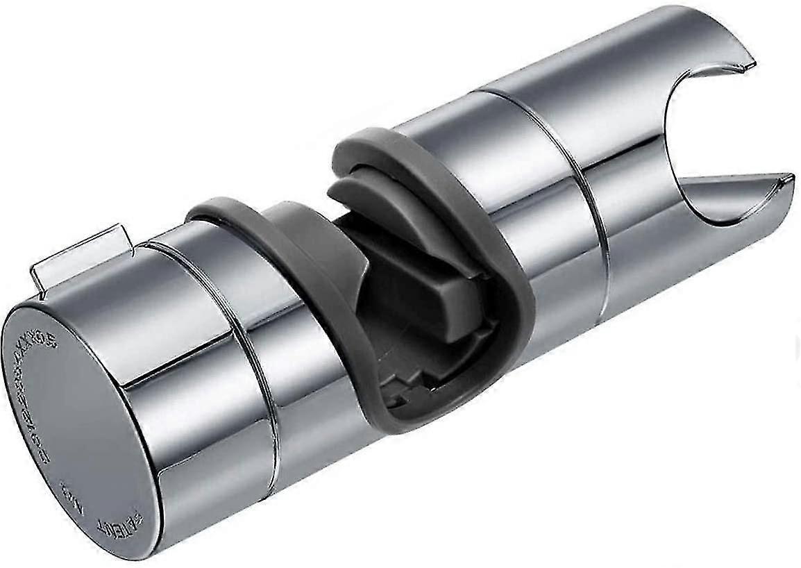 Replaceable Handheld Shower Holder, Shower Head Holder, 18-25mm Diameter Adjustable, Chrome Abs (silver)