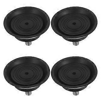 4 Pcs Exercise Bikes Support Feet Pad Anti-Slip Treadmill Mat Bikes Leveling Feet Furniture Legs Levelers For Hardwood Floors Carpets
