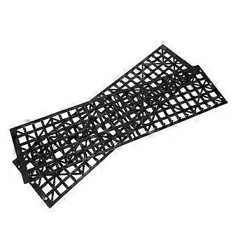 1 Paar Auto Schnee Schlamm von der Platte faltbare Unterfahrplatte Reifen Anti-Rutsch-Matte Sand-Schneekettenrad Anti-Rutsch-Reifen Snowboarden