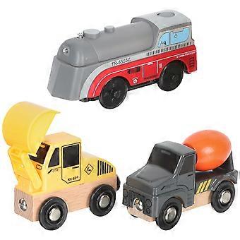 Kids Construction Vehicle Toy Set for Fun Play 2Sets Electric Truck