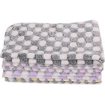 Set of 4 Pet Dog Blankets, Cotton Blend Material Soft and Warm, Pet Cat Supplies, Cute Sleeping Pad Cover