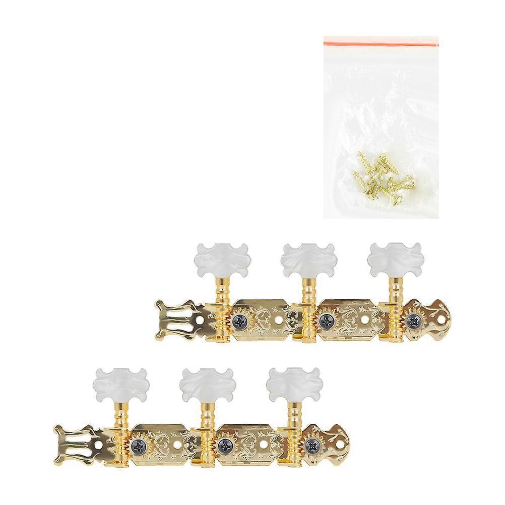 1 Set Guitar Control Knobs Guitar String Tuning Pegs Guitar Accessories Golden