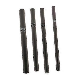 Canote de selim reto preto de 22,2 mm para bicicletas de montanha universais, com comprimento ajustável de 250 mm a 3500 mm.
