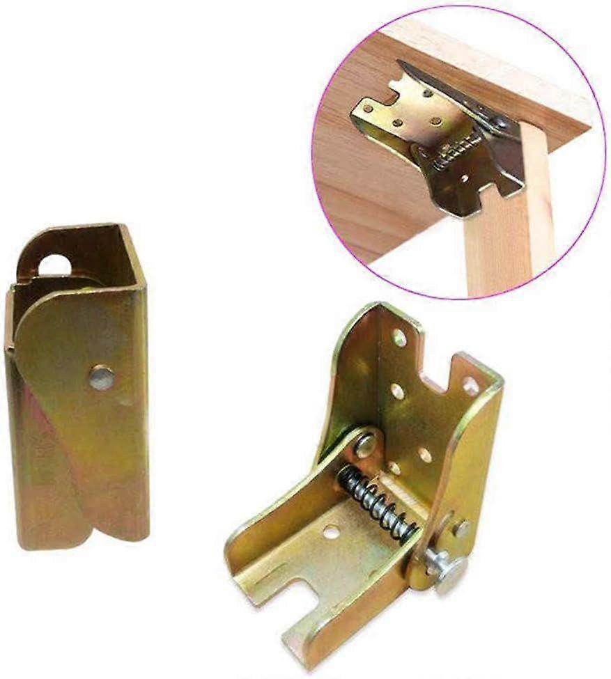 Foldable Support Bracket, 2 Pcs Self-Locking Extension Table Chair Sofa Bed