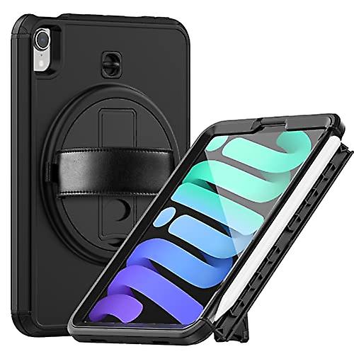 Timoom Ipad Mini 6 Case Kids 2021 With Screen Protector, Support Pencil 2 Charging, Rotating Hand Strap/shoulder Strap, Stand, Shockproof Full Cover F