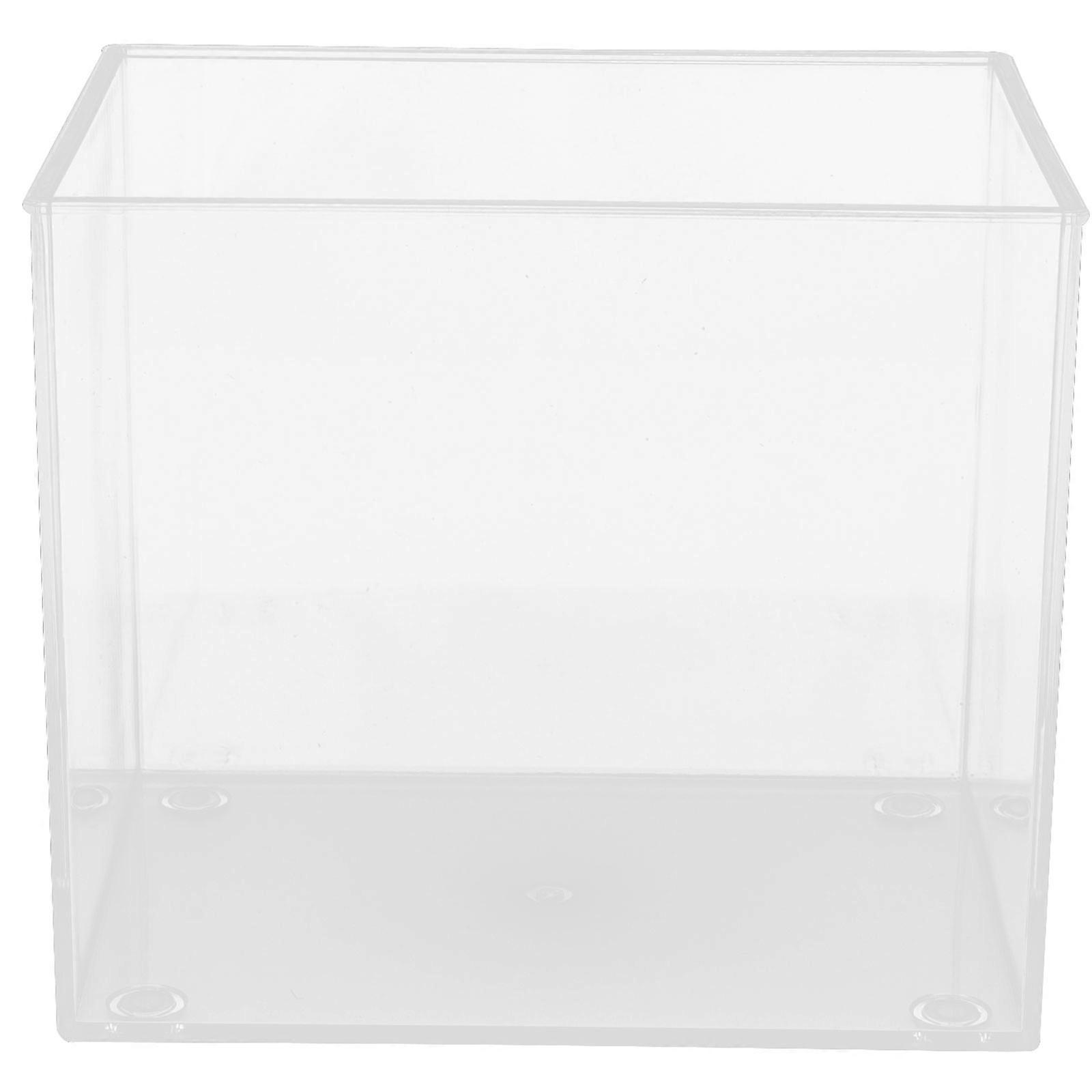 Transparent Betta Fish Tank Plastic Fish Tank for Home Use Multi-Function