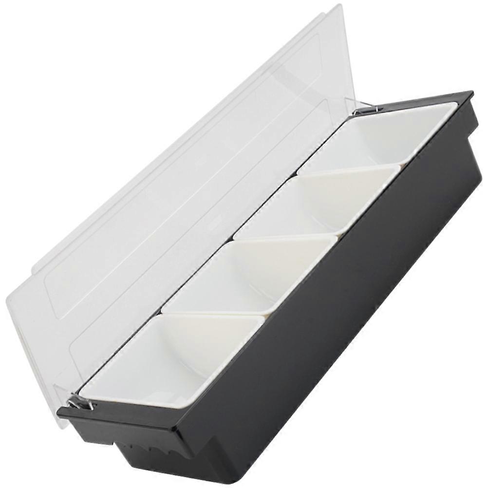 Silver ABS PP Snack Box Compartment for Storage Fruit Box