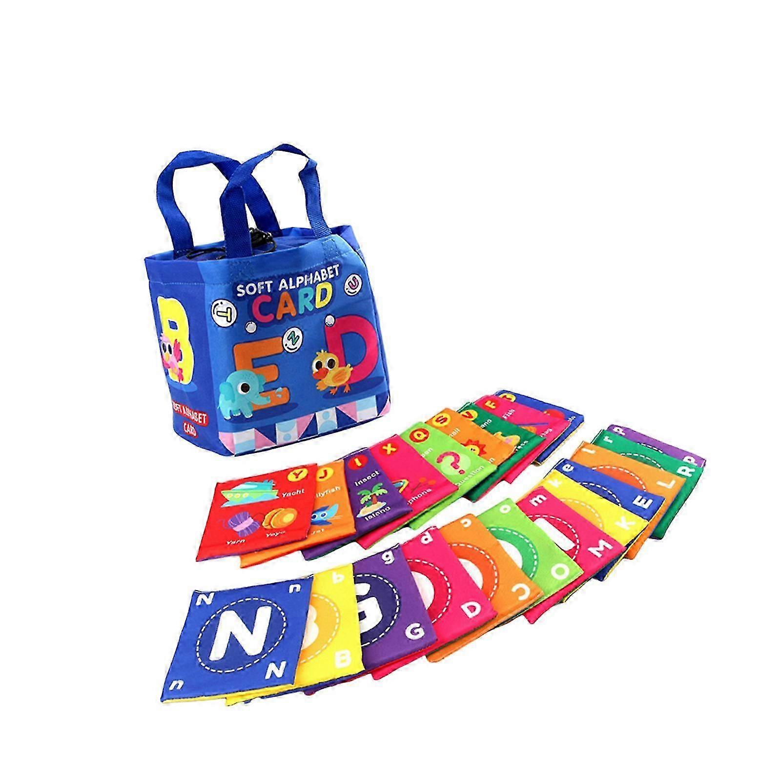 Washable Soft Flash Cards With Cloth Bag