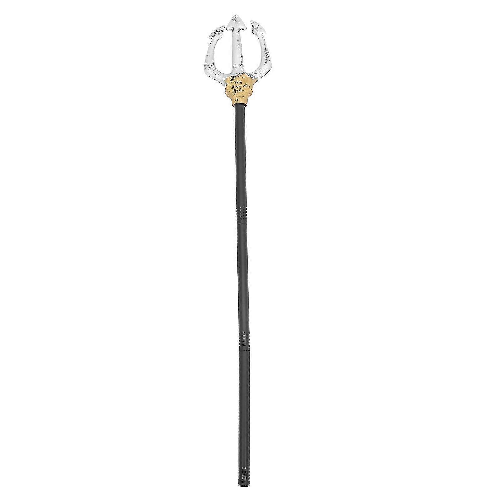 Halloween Walking Cane Prop compatible with Cosplay Use Black ABS Material