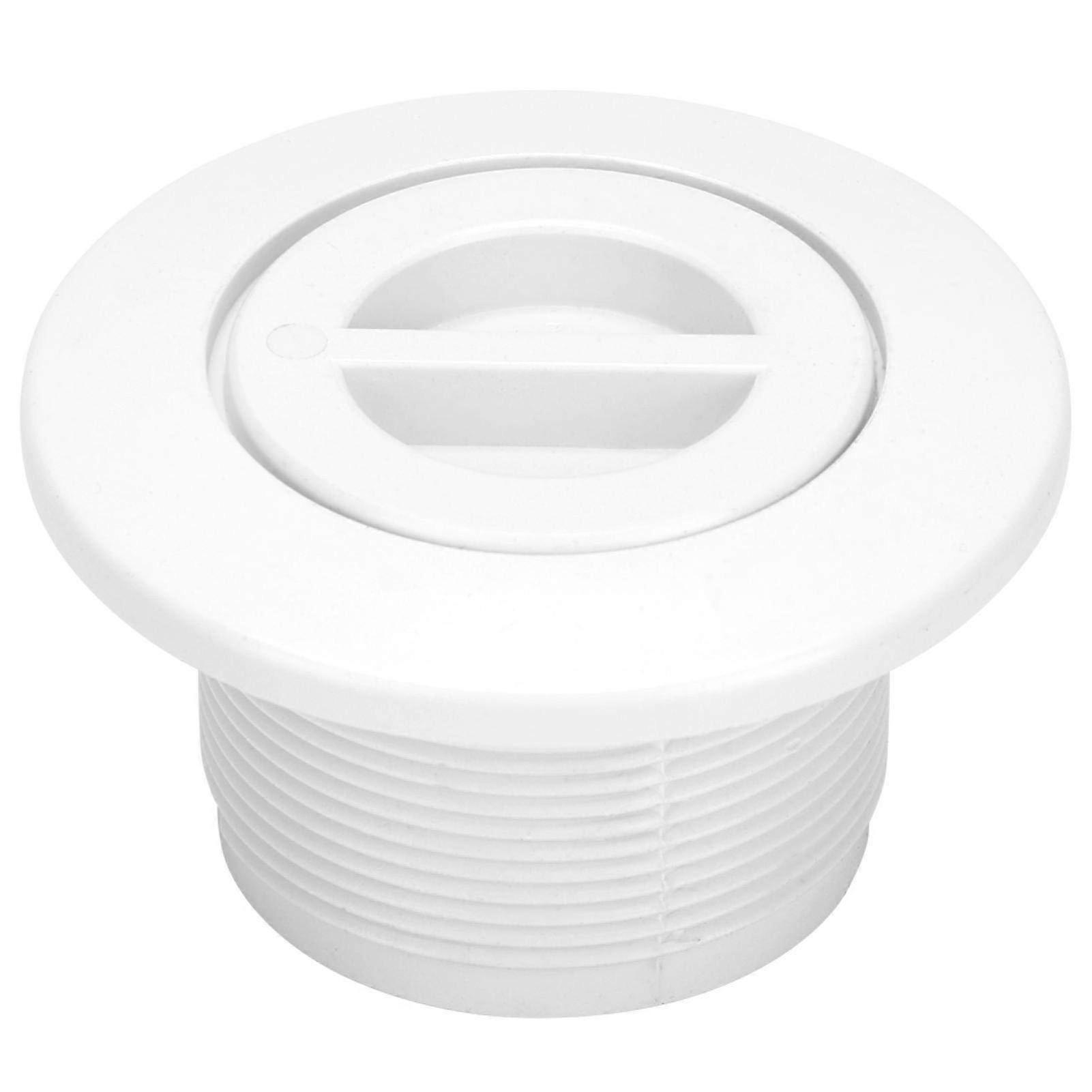 2 Inch Threaded Pool  Line Plug Replacement, Durable White Fit for Cleaner Suction Outlet