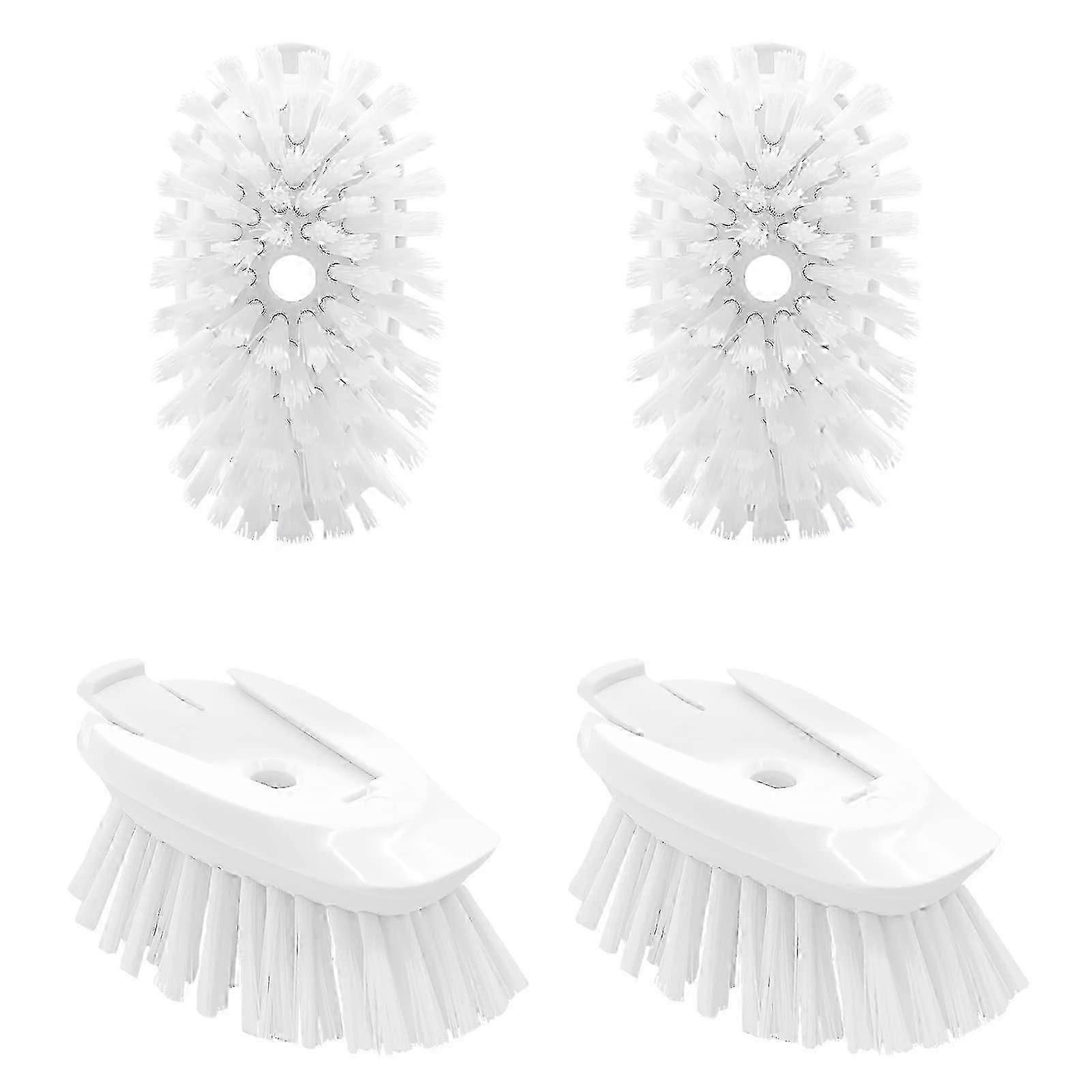 4 Pack For OXO Dish Brush Heads Durable Replacement Refill