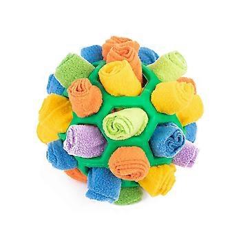 Jouet de recherche de nourriture à alimentation lente en forme de balle à fouiller